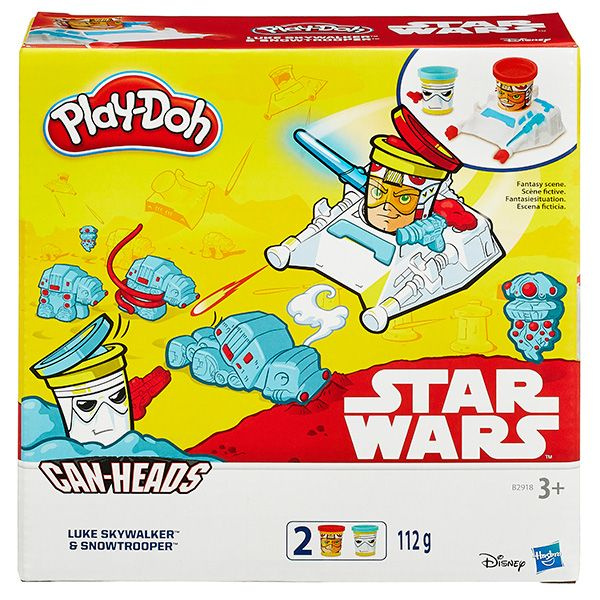 Play-Doh B0595 Герои Зв. войны №2 - Luke Skywalker и Snowtrooper #1
