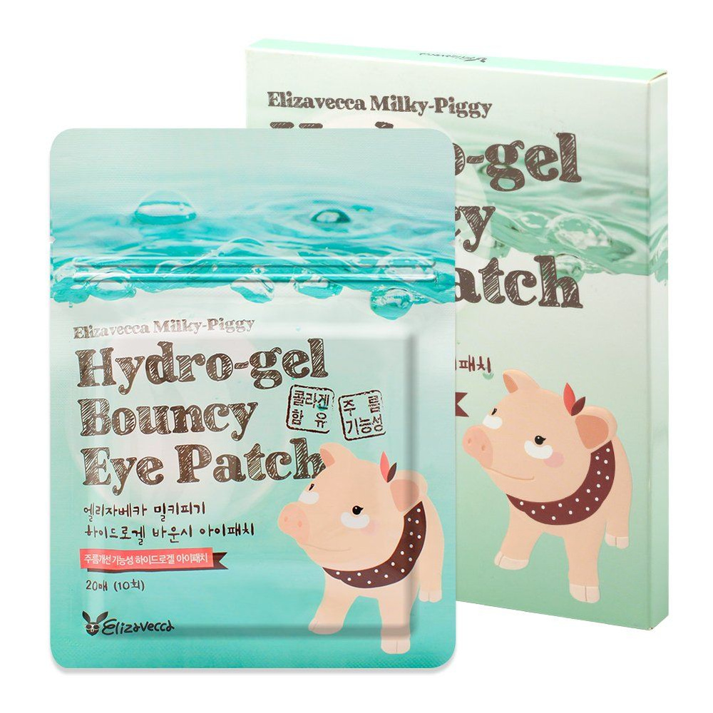 Набор гидрогелевых патчей для кожи вокруг глаз Elizavecca Milky-Piggy Hydro-gel Bouncy Eye Patch  #1