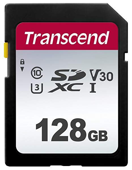 Transcend Карта памяти (Карта памяти SD 128GB Class 10 U3 Transcend TS128GSDC300S)  #1