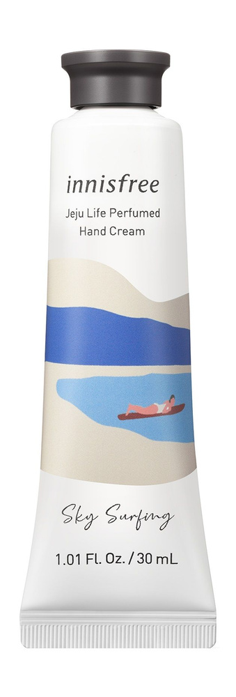 Парфюмированный крем для рук с ароматом летнего бриза / Innisfree Jeju Life Perfumed Hand Cream Sky Surfing #1