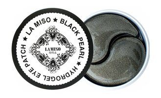 Гидрогелевые патчи для глаз c черным жемчугом La Miso Black Pearl Hydrogel Eye Patch  #1