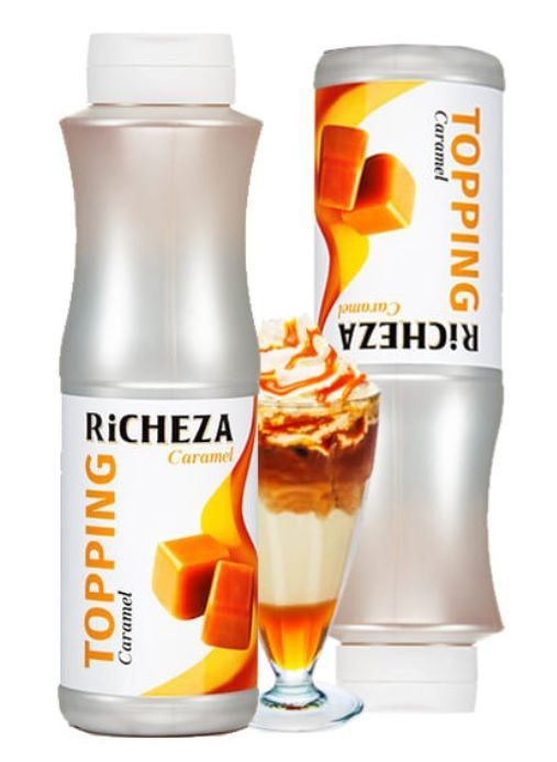 Топпинг RICHEZA Карамель для кофе, десертов, мороженого, выпечки, 1 кг  #1