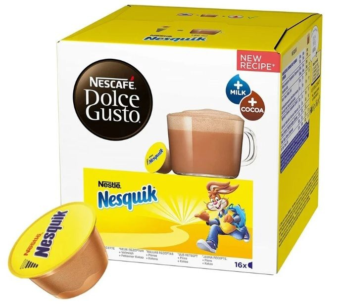 Какао в капсулах Nescafe Dolce Gusto Nesquik, 1 упаковка, 16 шт #1