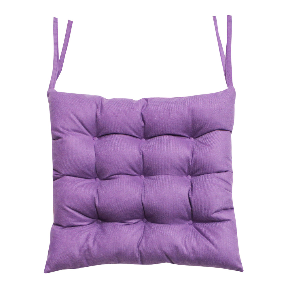 Подушка для сиденья МАТЕХ ARIA LINE 42х42 см. Цвет сиреневый, арт. 60-123  #1
