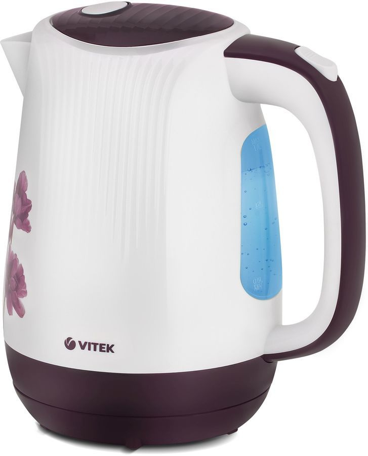 Электрический чайник VITEK VT-7061 (MC), сиреневый, белый #1