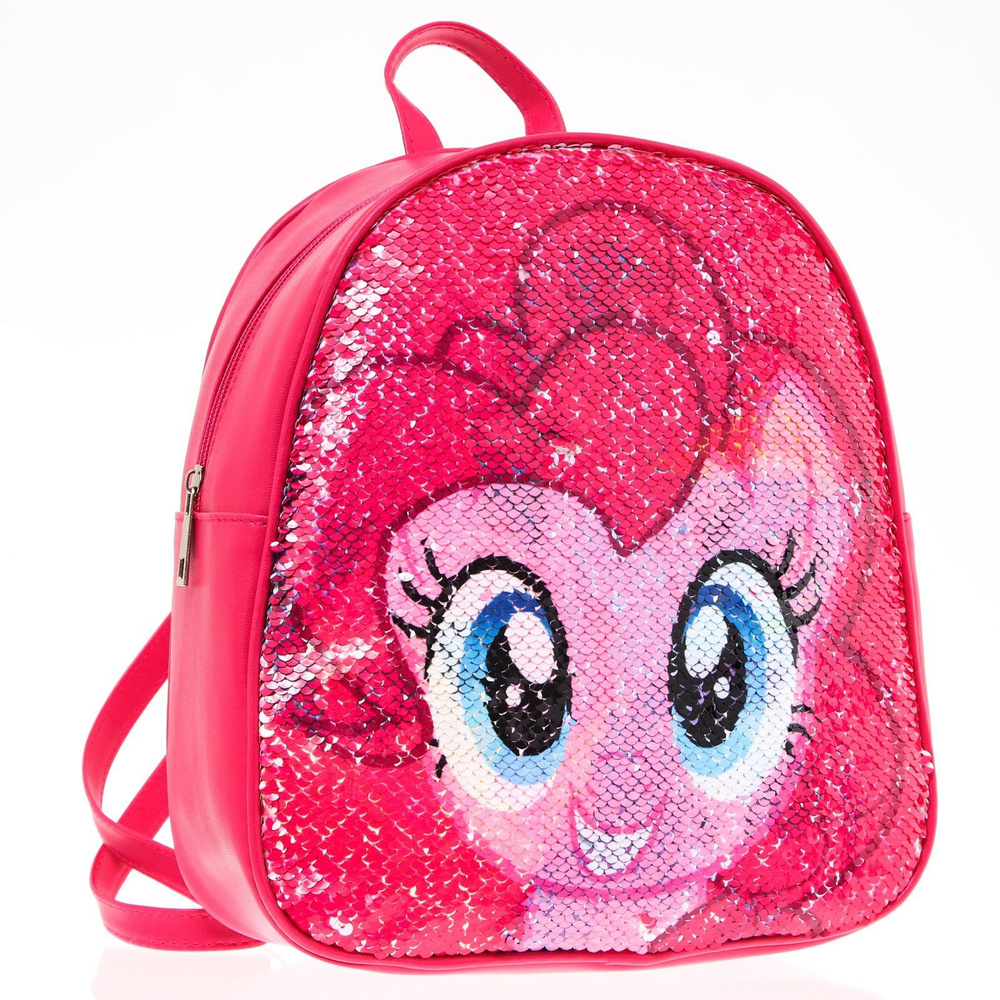 Рюкзак детский для девочек "Пинки Пай", My Little Pony с двусторонними пайетками  #1