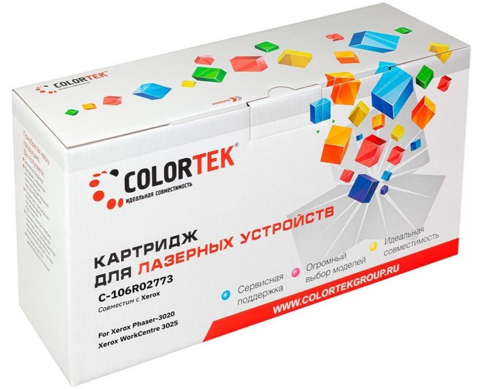 Colortek Картридж, совместимый, Черный (black), 1 шт #1