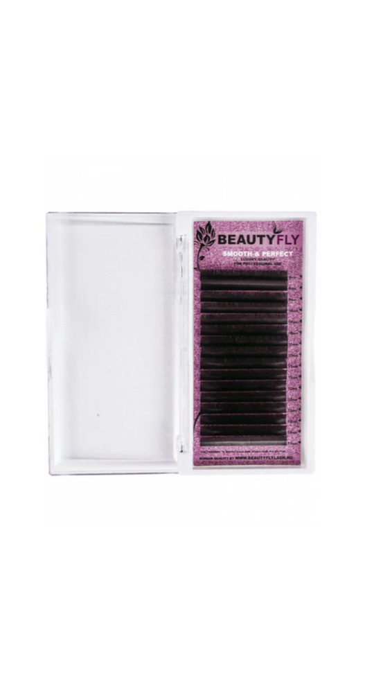 ресницы черные BeautyFly C 0.10 14mm #1