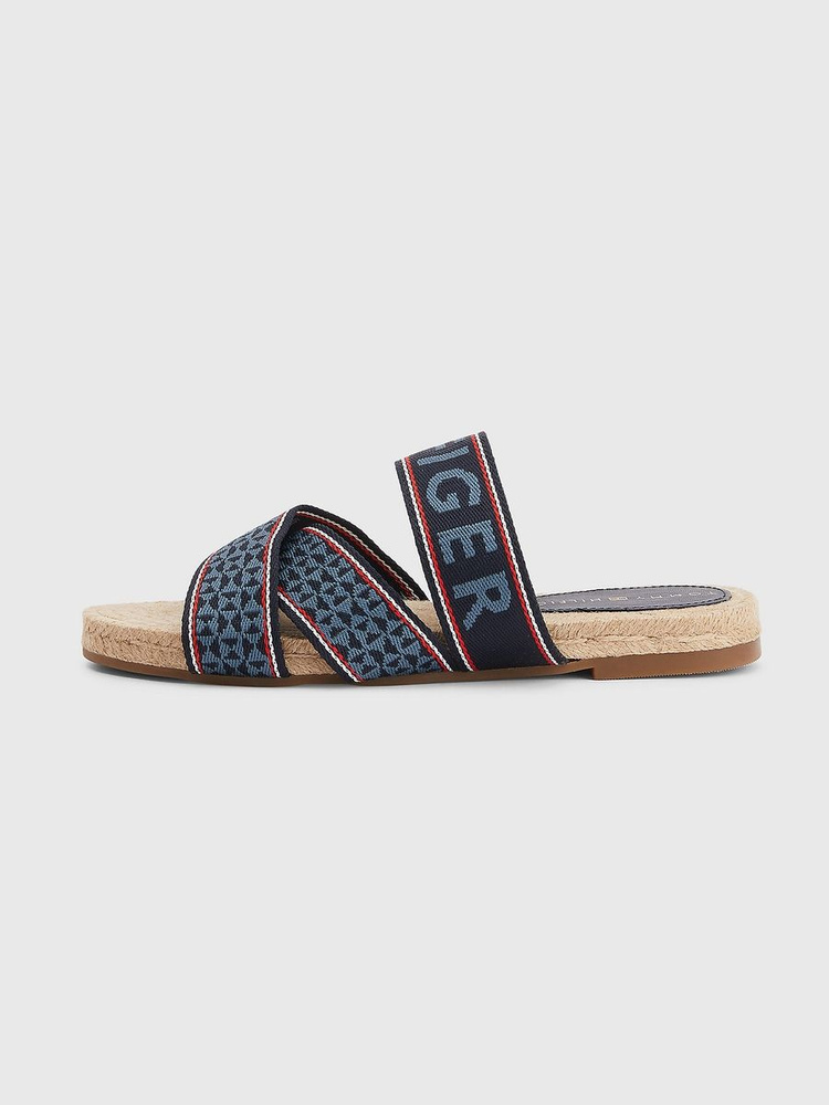 Шлепанцы Tommy Hilfiger Flat Espadrille #1