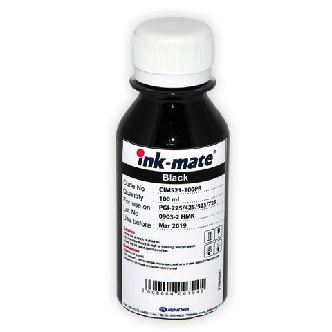 Чернила пигментные Ink-Mate CIM-520PA Black для картриджей Canon PGI-520 100 мл  #1