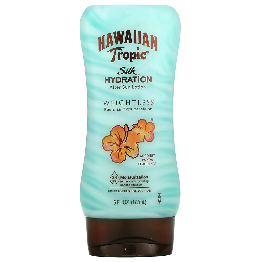 Hawaiian Tropic, Лосьон после загара для тела, увлажняющий, кокос и папайя, 177 мл  #1