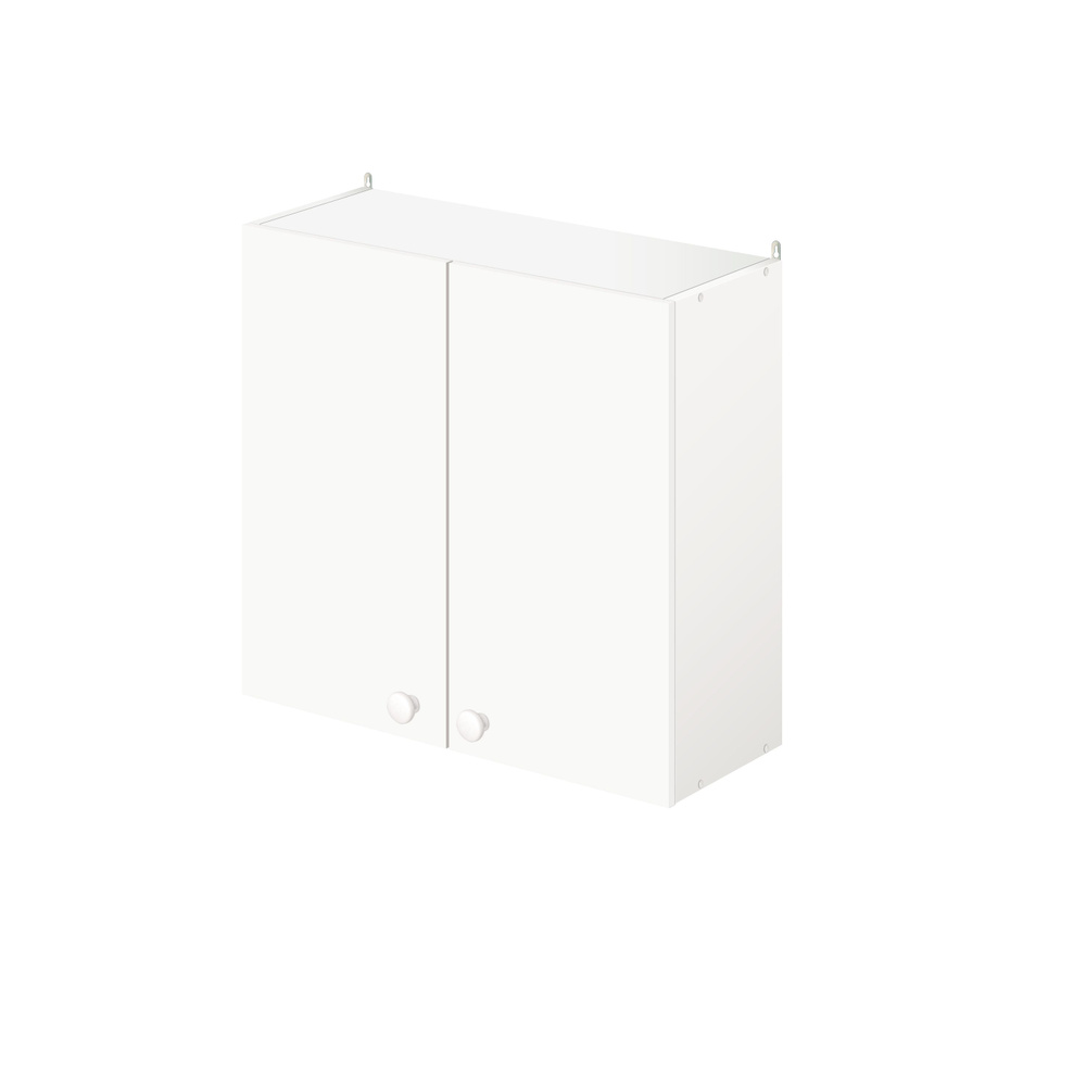 Шкаф настенный кухонный с сушкой для посуды СТАНДАРТ 60х30х63 см (белый)  #1