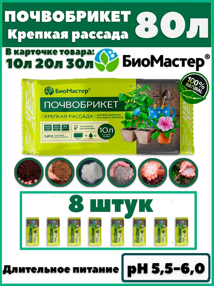 БиоМастер Грунт ,80л #1