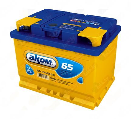 АКОМ 6CT-65 Евро (65 A/h), 580А R+ #1
