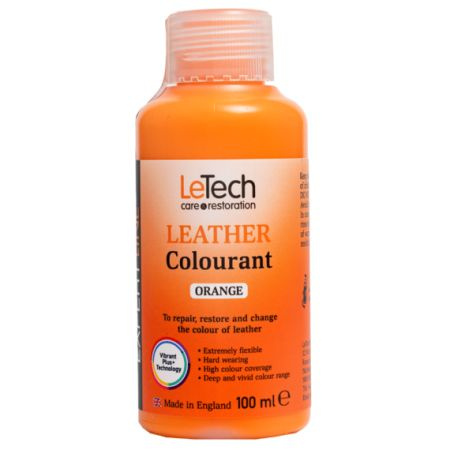 LeTech Expert Line Краска для кожи (Leather Colourant) Orange, 100мл #1