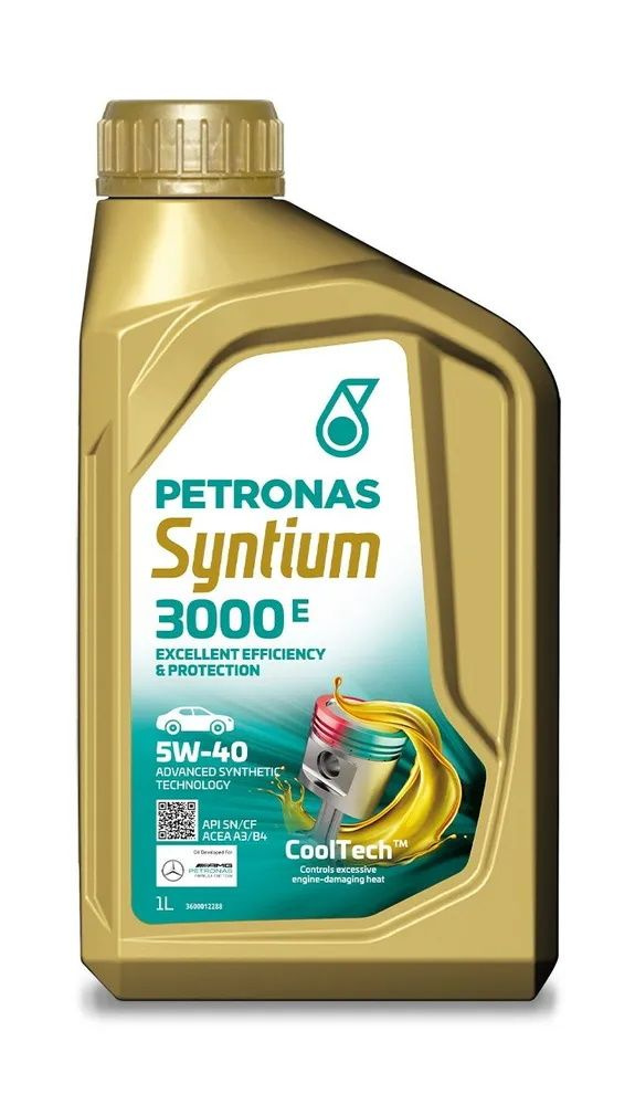 PETRONAS SYNTIUM 3000 E 5W-40 Масло моторное, Синтетическое, 1 л #1