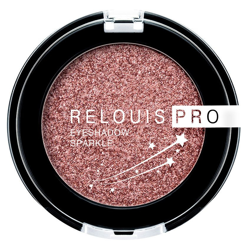 Тени для век RELOUIS RELOUIS PRO EYESHADOW SPARKLE тон 06 dusty rose #1