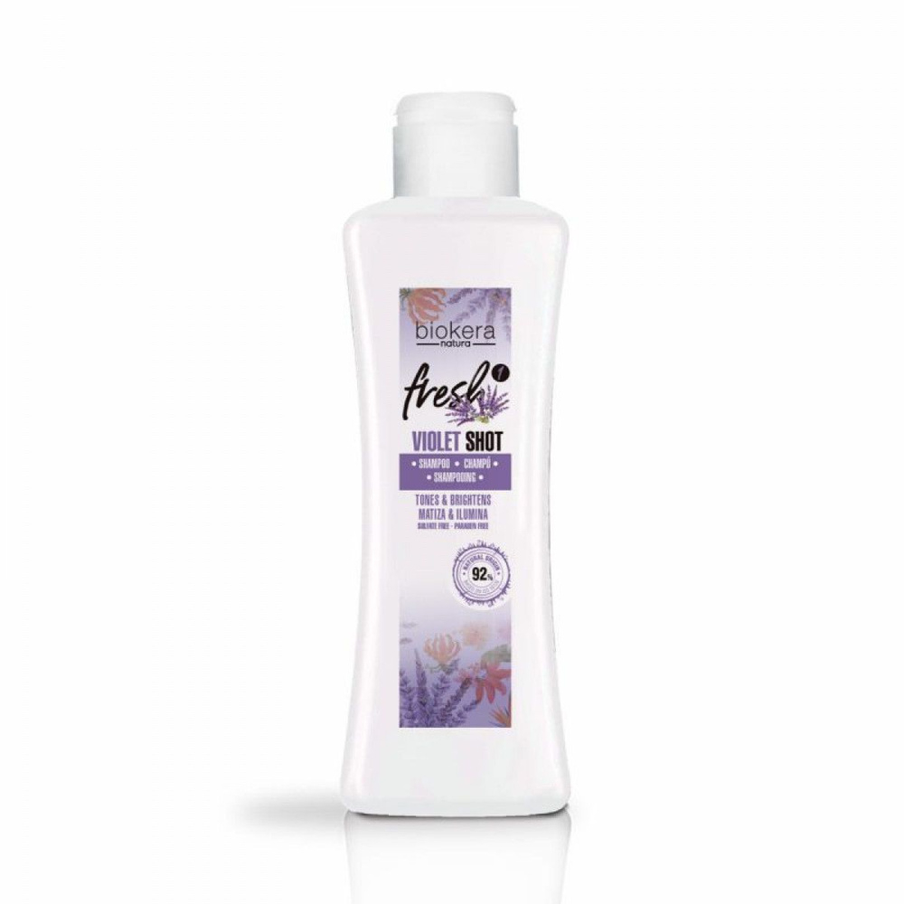 Salerm Фиолетовый шампунь для ежедневного применения 300 мл - Fresh Violet Shot Shampoo  #1