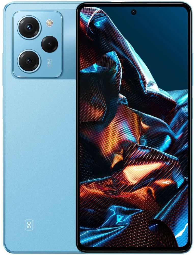 Poco Смартфон X5 Pro 5G 8/256 ГБ, синий #1