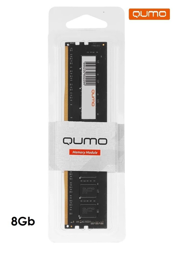 Оперативная память Qumo 1x8 ГБ (QUM4U-8G2400P16) #1