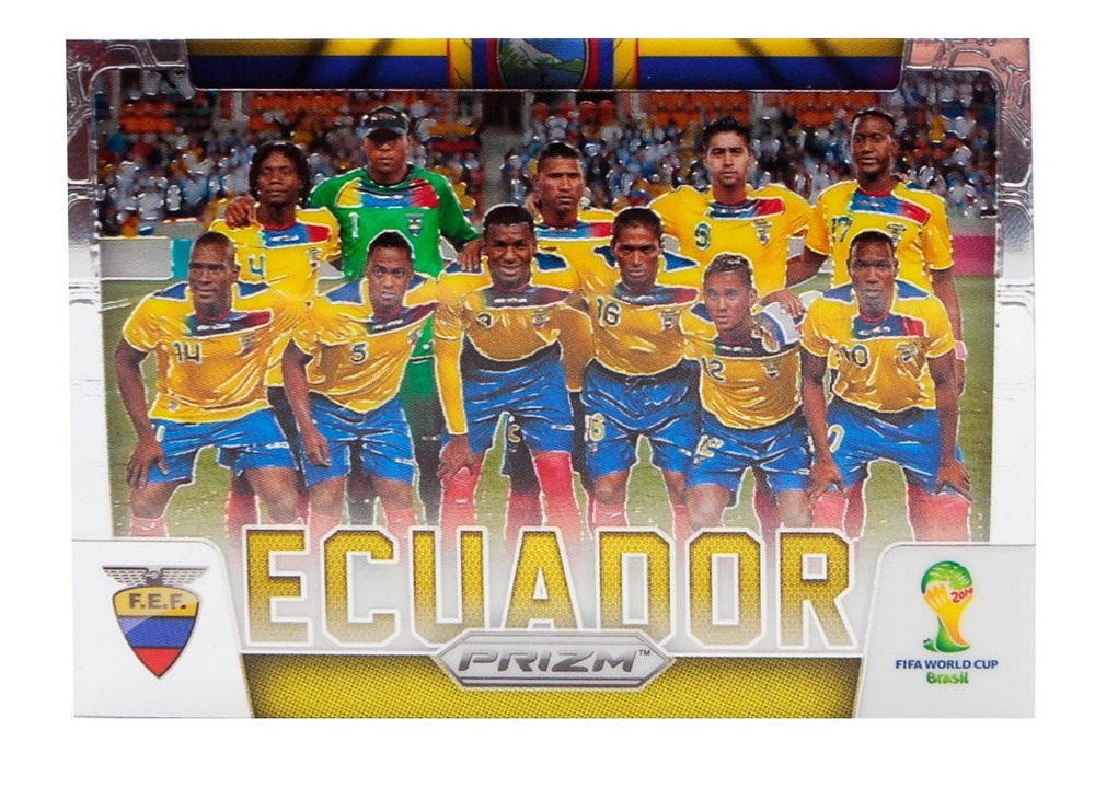 Коллекционная карточка Panini Prizm FIFA WORLD CUP 2014 - #12 Ecuador #1