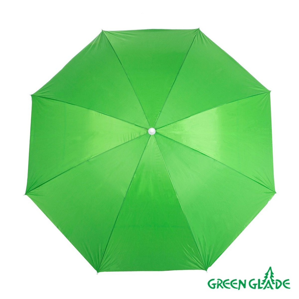 Green Glade Садовый зонт,160см,зеленый, серебристый #1