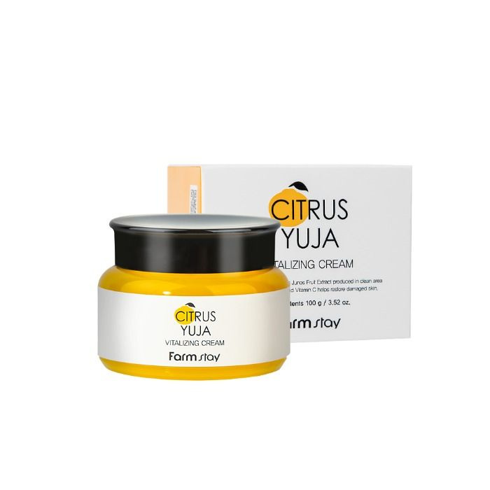 FarmStay Освежающий крем для лица с экстрактом Юдзу,Citrus Yuja Vitalizing Cream. 100г  #1