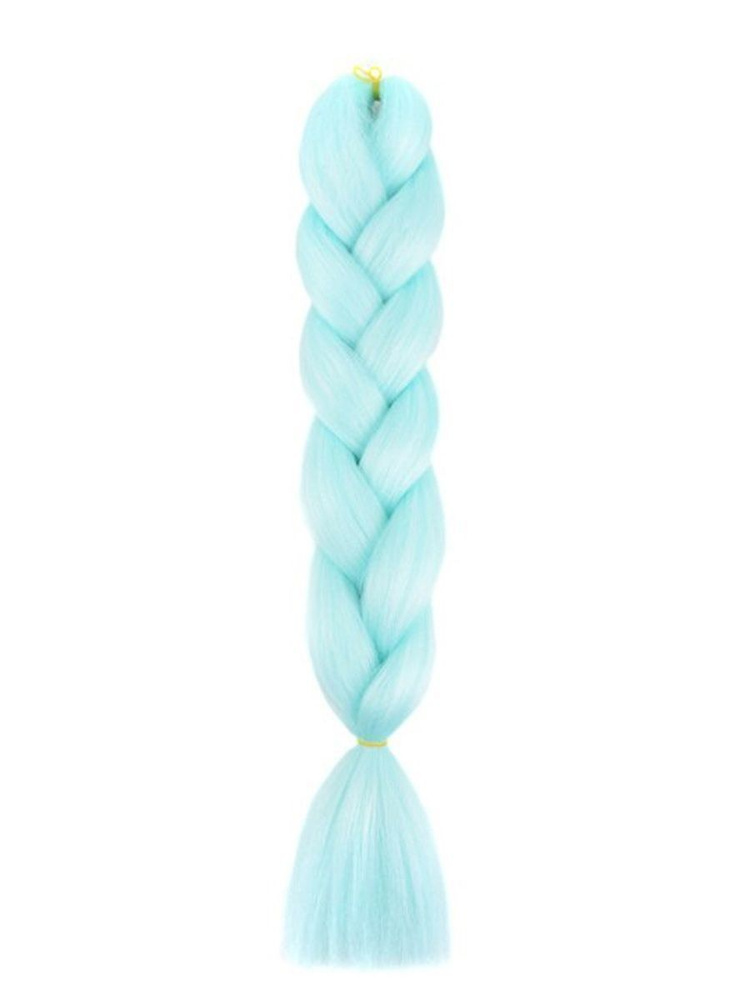 Канекалон джамбо для волос 60 см, голубой #1