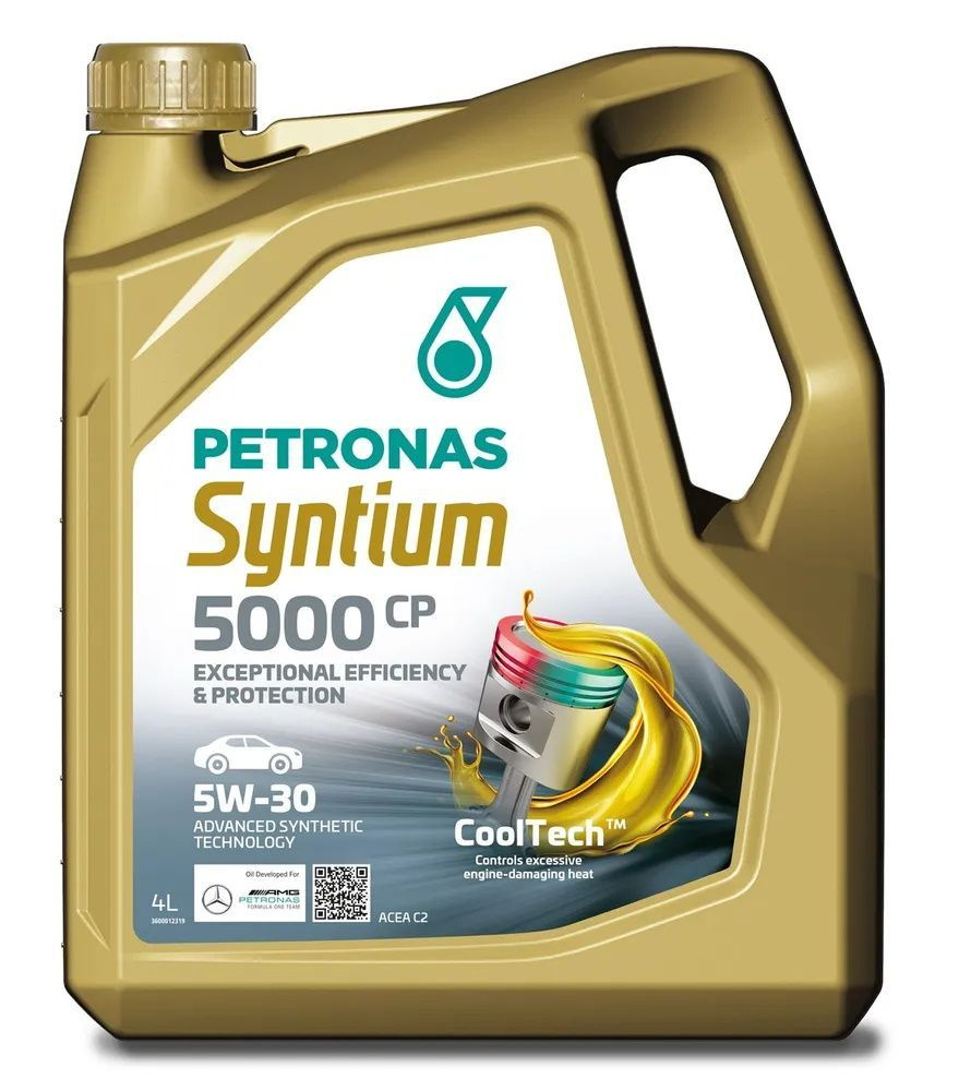 PETRONAS SYNTIUM 5000 CP 5W-30 Масло моторное, Синтетическое, 4 л #1
