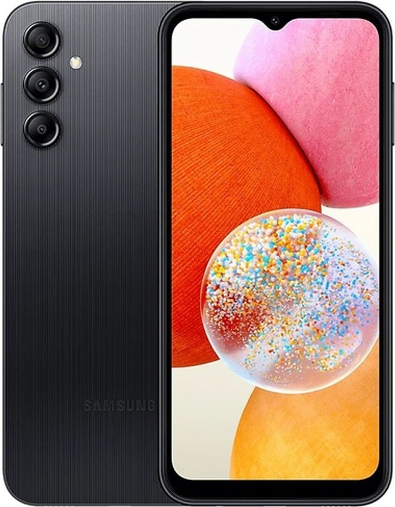 Samsung Смартфон Galaxy A14 4/128 ГБ, черный #1