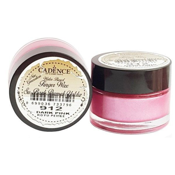 Воск старинная позолота Cadence Water Based Finger Wax 20 ml. Dark Pink-912 #1