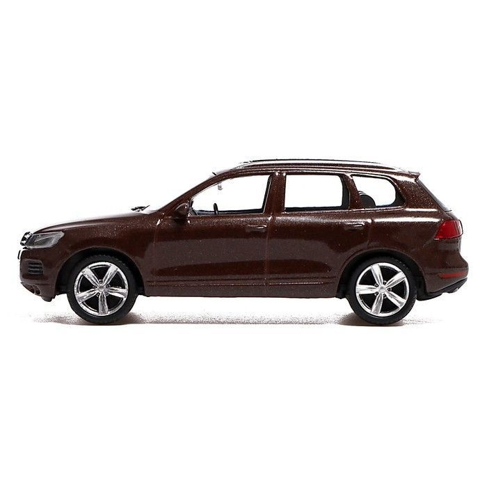 Машина металлическая VOLKSWAGEN TOUAREG, 1:43, цвет коричневый #1