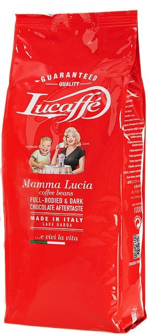 Lucaffe Mamma Lucia 1 кг кофе в зернах пакет #1