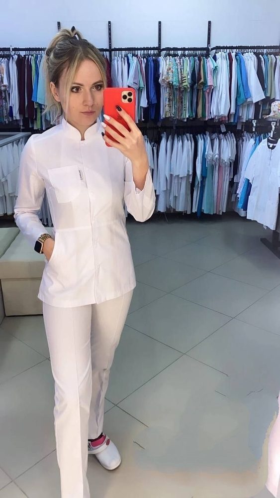 костюм Рубина(белый)женский медицинский #1