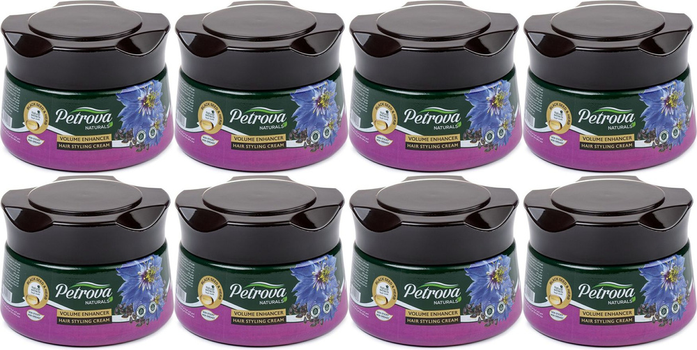 Крем-стайлинг для волос Petrova Экстраобъем с маслом семян черного тмина, комплект: 8 упаковок по 140 #1