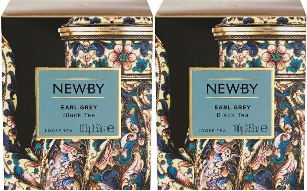 Чай черный Newby Earl Grey листовой, комплект: 2 упаковки по 100 г  #1