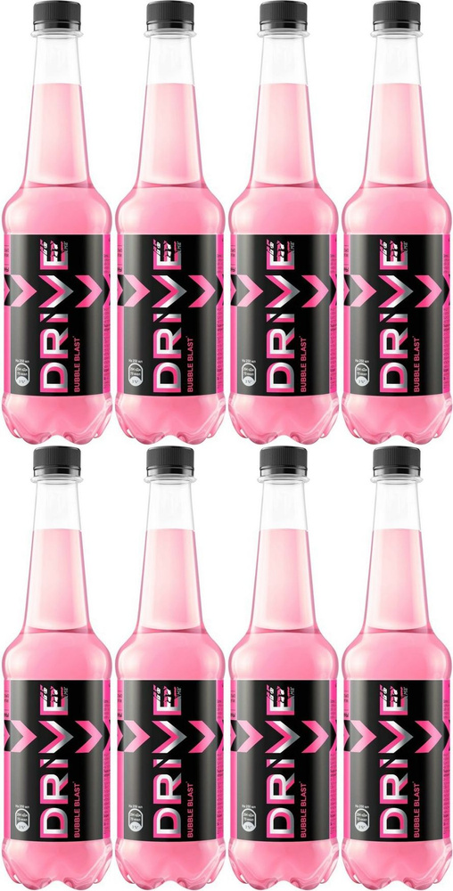 Энергетический напиток Drive Me Баббл Блас газированный безалкогольный 0,5 л, комплект: 8 упаковок по #1