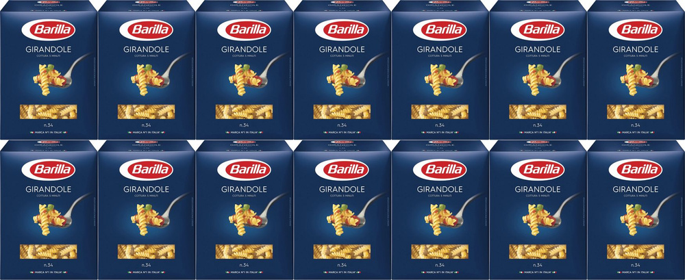 Макаронные изделия Barilla Girandole No 34, комплект: 14 упаковок по 450 г  #1