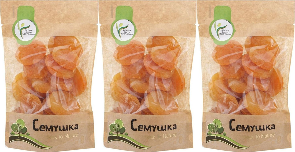 Курага Семушка без косточки, комплект: 3 упаковки по 150 г  #1