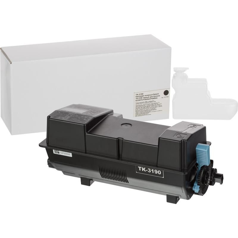 Картридж Retech TK-3190, для принтера Kyocera, лазерный, совместимый, ресурс 25000, черный  #1