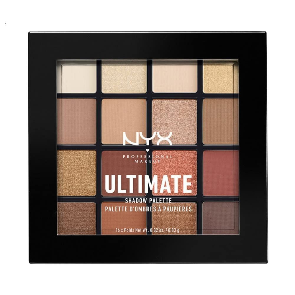 NYX PROFESSIONAL MAKEUP Ultimate Shadow Palette, Палитра теней для век - теплые нейтральные оттенки  #1