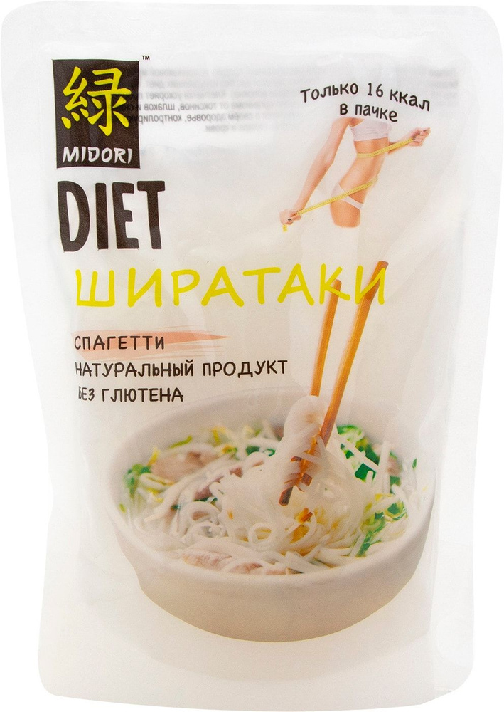 Лапша Midori Diet Ширатаки Спагетти 200г #1