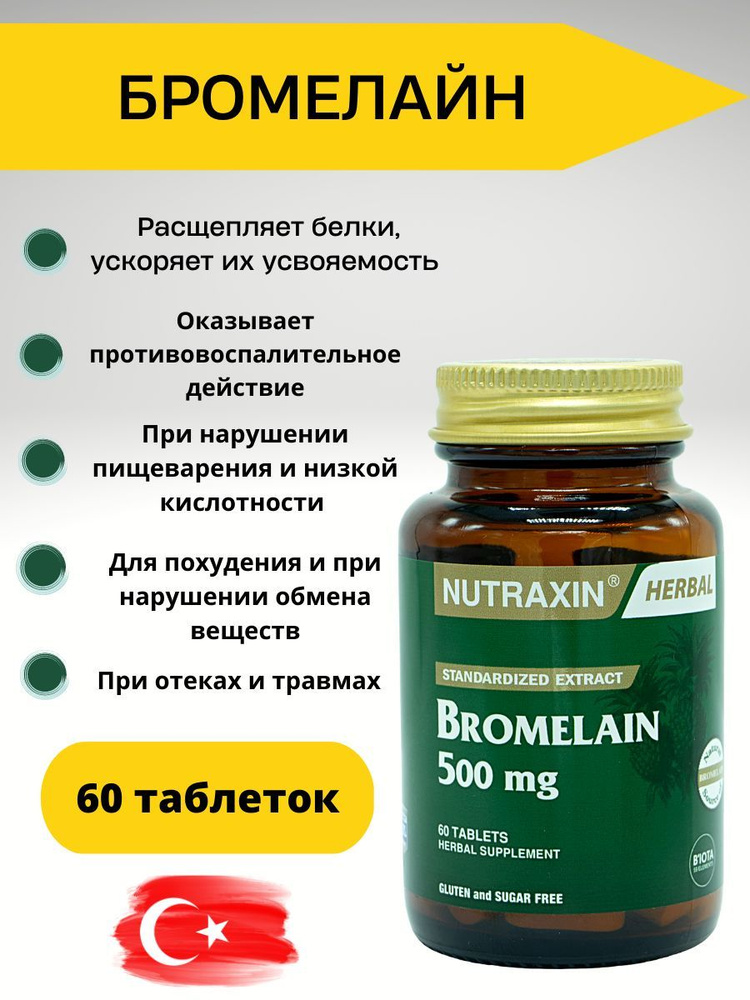 Nutraxin Bromelain / Бромелайн / #1