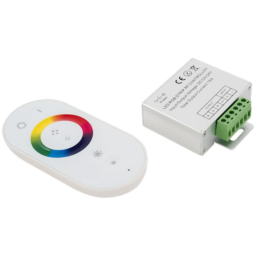 Контроллер SWG "RF-RGB-S-18A-WH1" для светодиодной RGB ленты и модулей, 18А, 12-24В  #1