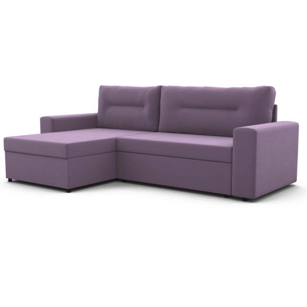 ФОКУС- мебельная фабрика Угловой диван , механизмДельфин,228х148х86см, фиолетовый  #1