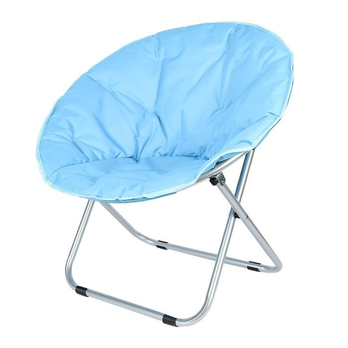 Кресло складное мягкое 80х80х78 см Фиеста синий #1