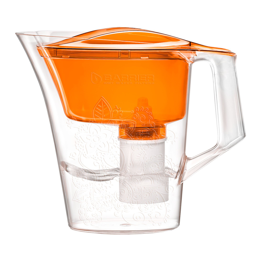Барьер Фильтр-кувшин для очистки воды Барьер Джайв 2.5 л, цвет оранжевый  #1