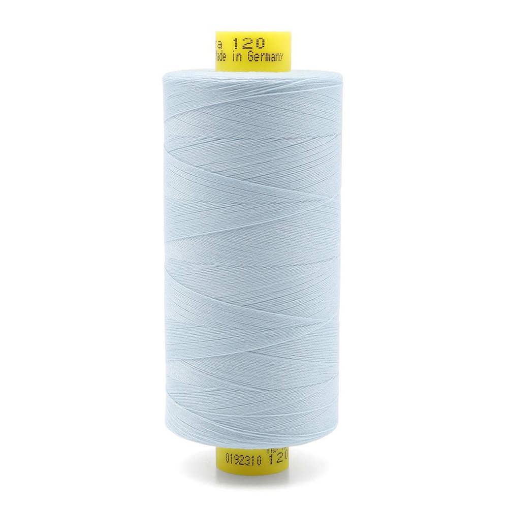 Нитки для шитья, нить промышленная для оверлока Mara № 120/2, 1000 м, 276 бледно-голубой, Gutermann  #1