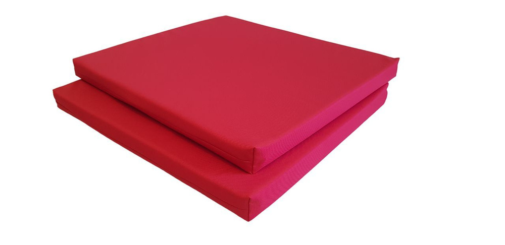 Комплект подушек для 2-х местного дивана Альтернатива, цвет красный  #1