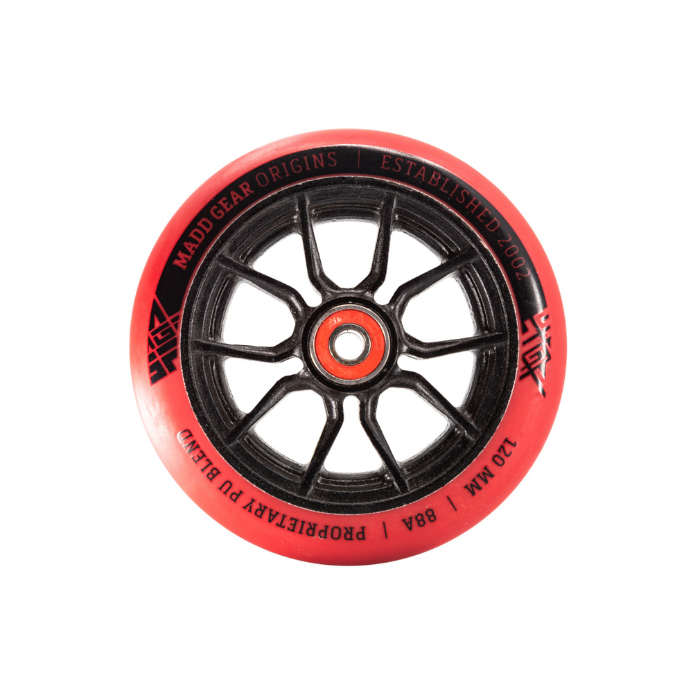 Колесо для самоката MGP Aluminium Wheel MFX Syndicate AR-120 mm red #1